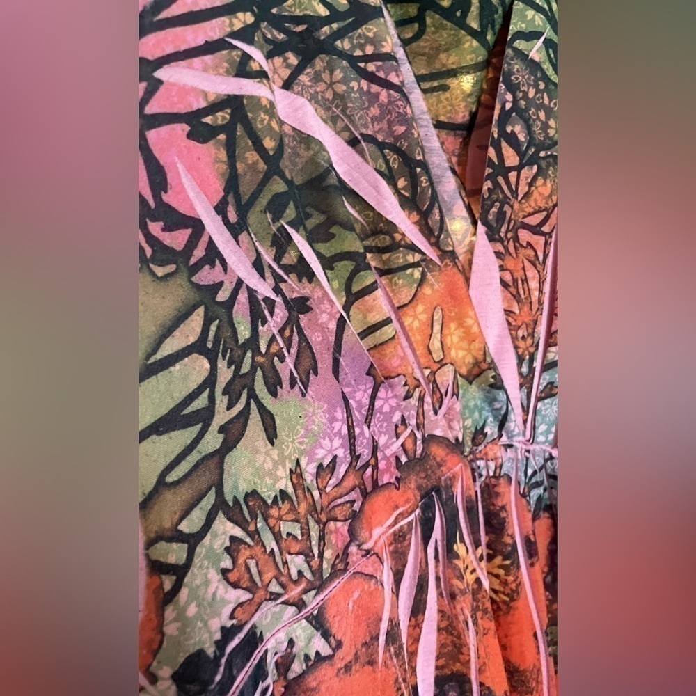Cute tank top colorful tunic top / dress - Picture 6 of 9